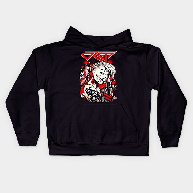 The-OTEP band Kids Hoodie by Lula Pencil Art